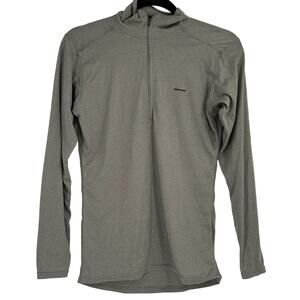 Patagonia Capilene Grey Zip Pullover Size Small